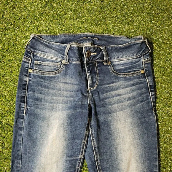 Maurices Bootcut Stretch Jeans Women's S-R Medium/Dark Blue Denim - Picture 3 of 8